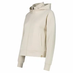 Damenjacke mit Reißverschluss aus Modal mit matt glänzendem Finish