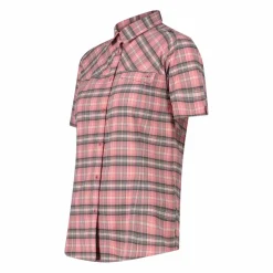 Damen-Kurzarmhemd mit Karomuster