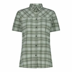 Damen-Kurzarmhemd mit Karomuster