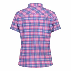 Damen-Kurzarmhemd mit Karomuster