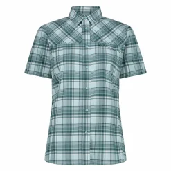 Damen-Kurzarmhemd mit Karomuster