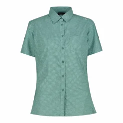 Damen-Kurzarm-shirt mit floralem Muster