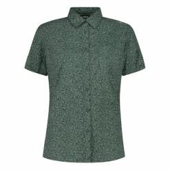 Damen-Kurzarm-shirt mit floralem Muster