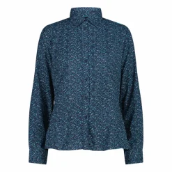 Damen-Langarm-shirt mit geometrischem Druck