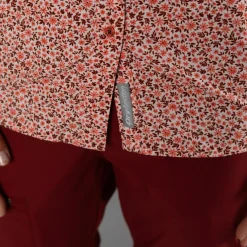 Damen-Langarm-shirt mit geometrischem Druck