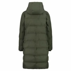 Damenmantel mit fester Kapuze