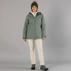 Damenmantel mit Kapuze und abnehmbarem Innenfutter