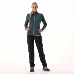 Damen-Merino-Fleecejacke Unlimitech mit Reißverschluss