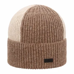 Damenmütze aus Rippstrick