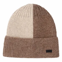 Damenmütze aus Rippstrick