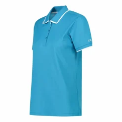 Damen-Poloshirt aus Stretch-Piqué