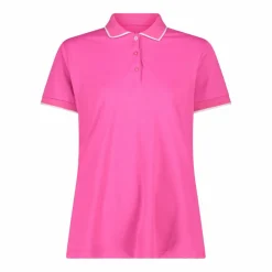 Damen-Poloshirt aus Stretch-Piqué