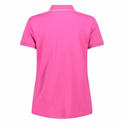 Damen-Poloshirt aus Stretch-Piqué