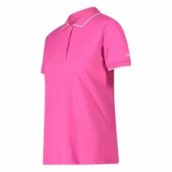 Damen-Poloshirt aus Stretch-Piqué