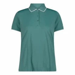Damen-Poloshirt aus Stretch-Piqué