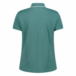 Damen-Poloshirt aus Stretch-Piqué