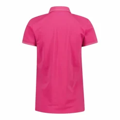 Damen-Poloshirt in Melange-Stretch-Gewebe