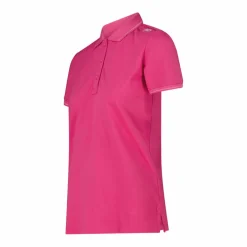 Damen-Poloshirt in Melange-Stretch-Gewebe