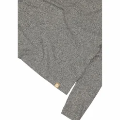 Damenpullover mit Bateau-Ausschnitt aus meliertem Jersey