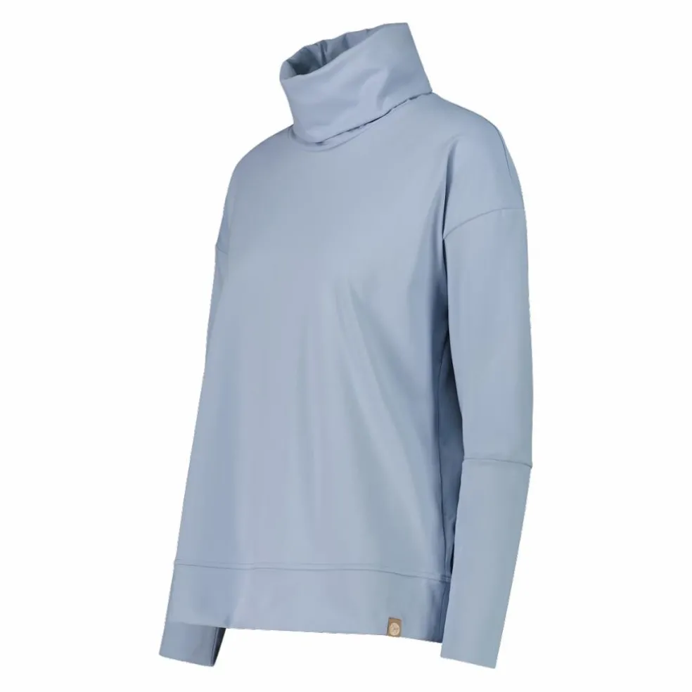 Damenpullover mit langen Ärmeln und Rollkragen