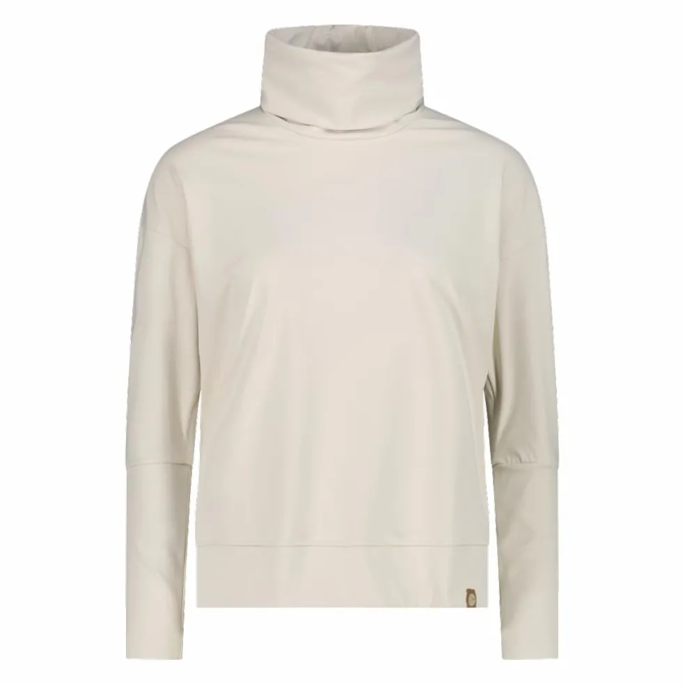 Damenpullover mit langen Ärmeln und Rollkragen