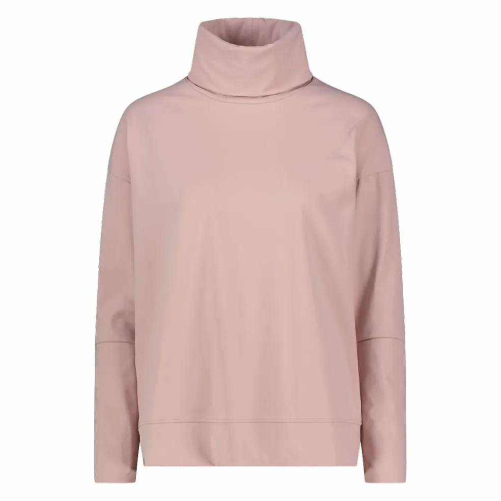 Damenpullover mit langen Ärmeln und Rollkragen