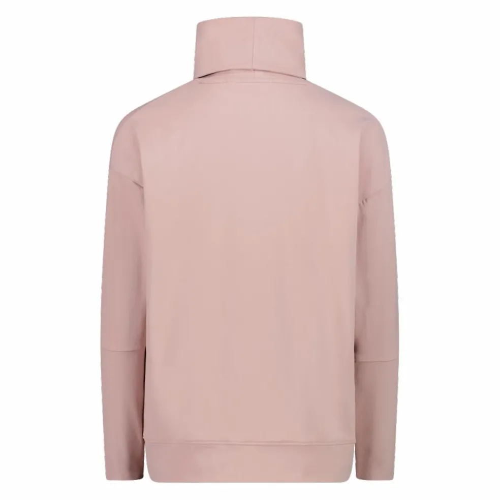 Damenpullover mit langen Ärmeln und Rollkragen