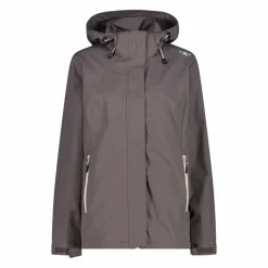 Damen-Regenjacke mit abnehmbarer Kapuze