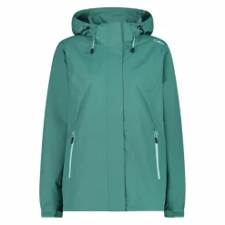 Damen-Regenjacke mit abnehmbarer Kapuze