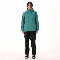 Damen-Regenjacke mit abnehmbarer Kapuze