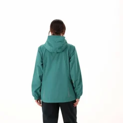 Damen-Regenjacke mit abnehmbarer Kapuze