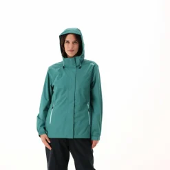 Damen-Regenjacke mit abnehmbarer Kapuze