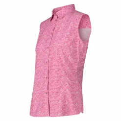 Damen-Ärmelloses Shirt mit floralem Muster