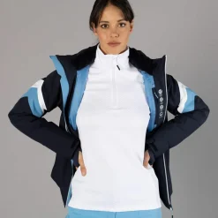 Damen-Rolli aus Stretchmaterial mit Jacquard-Druck