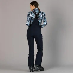 Damen-Skihose mit Trägern aus Softshell