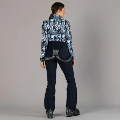 Damen-Skihose mit Trägern aus Softshell