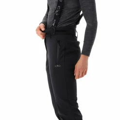 Damen-Skihose mit Trägern aus Softshell
