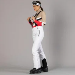 Damen-Skihose mit Trägern aus Softshell