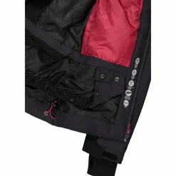 Damen-Skijacke aus 4-Way-Stretchgewebe mit abnehmbarer Kapuze