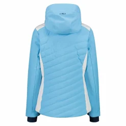 Damen-Skijacke mit diagonalen Steppnähten