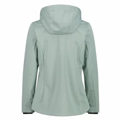 Damen-Softshelljacke mit abnehmbarer Kapuze