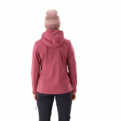 Damen-Softshelljacke mit abnehmbarer Kapuze