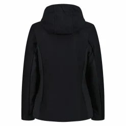 Damen-Softshelljacke mit Kapuze mit Wabenstruktur