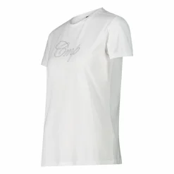 Damen-Stretch-Baumwoll-T-Shirt mit Logo