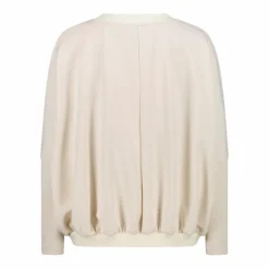 Damen-Sweatshirt aus Modal mit matt glänzendem Finish