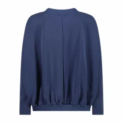 Damen-Sweatshirt aus Modal mit matt glänzendem Finish