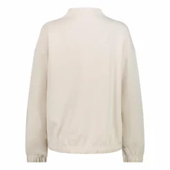 Damen-Sweatshirt aus Modal mit matt glänzendem Finish