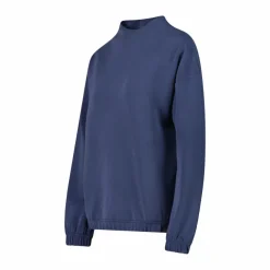 Damen-Sweatshirt aus Modal mit matt glänzendem Finish