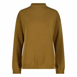 Damen-Sweatshirt aus Modal mit matt glänzendem Finish