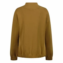 Damen-Sweatshirt aus Modal mit matt glänzendem Finish